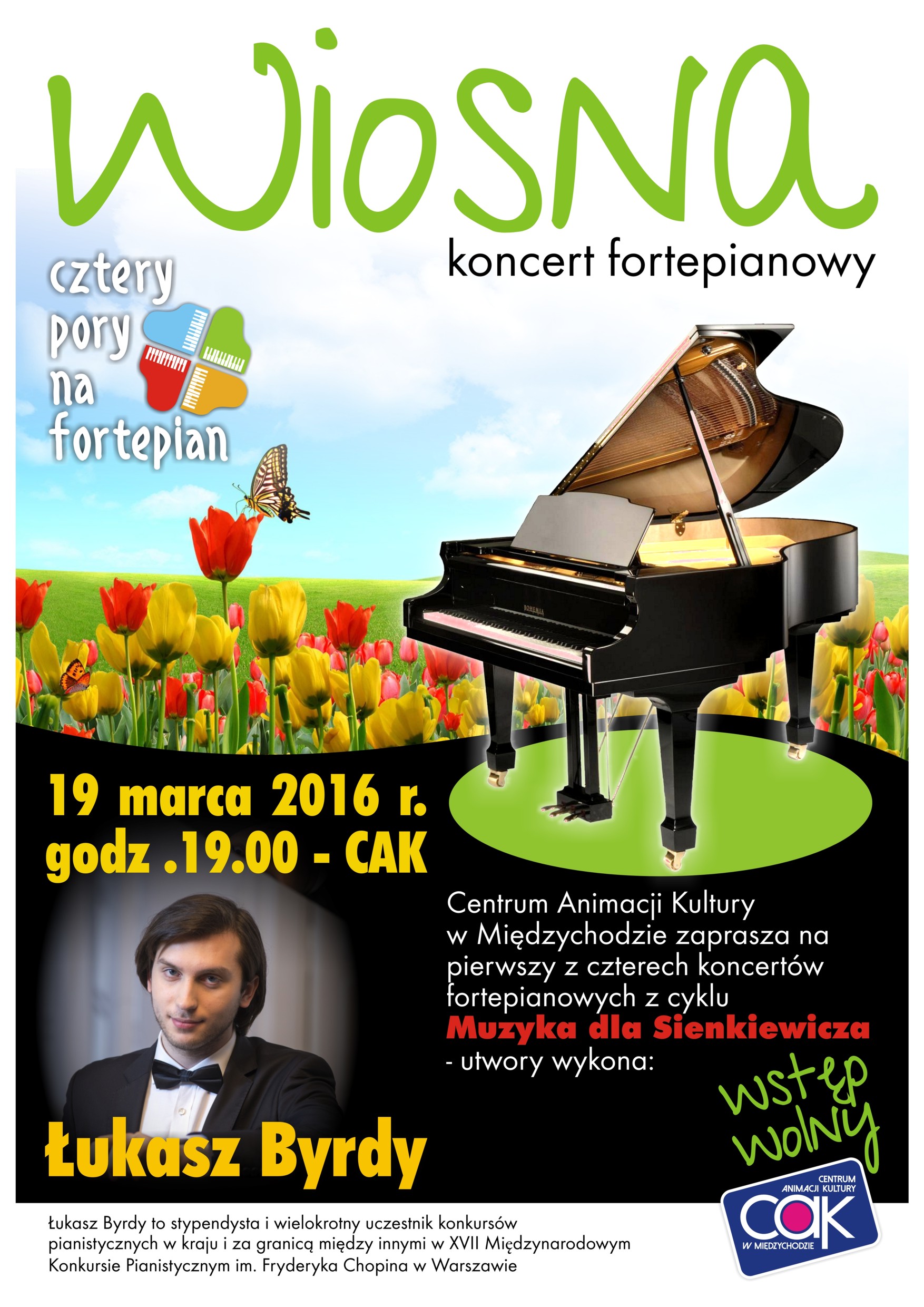 Koncert fortepianowy w Międzychodzie – 19/03/2016