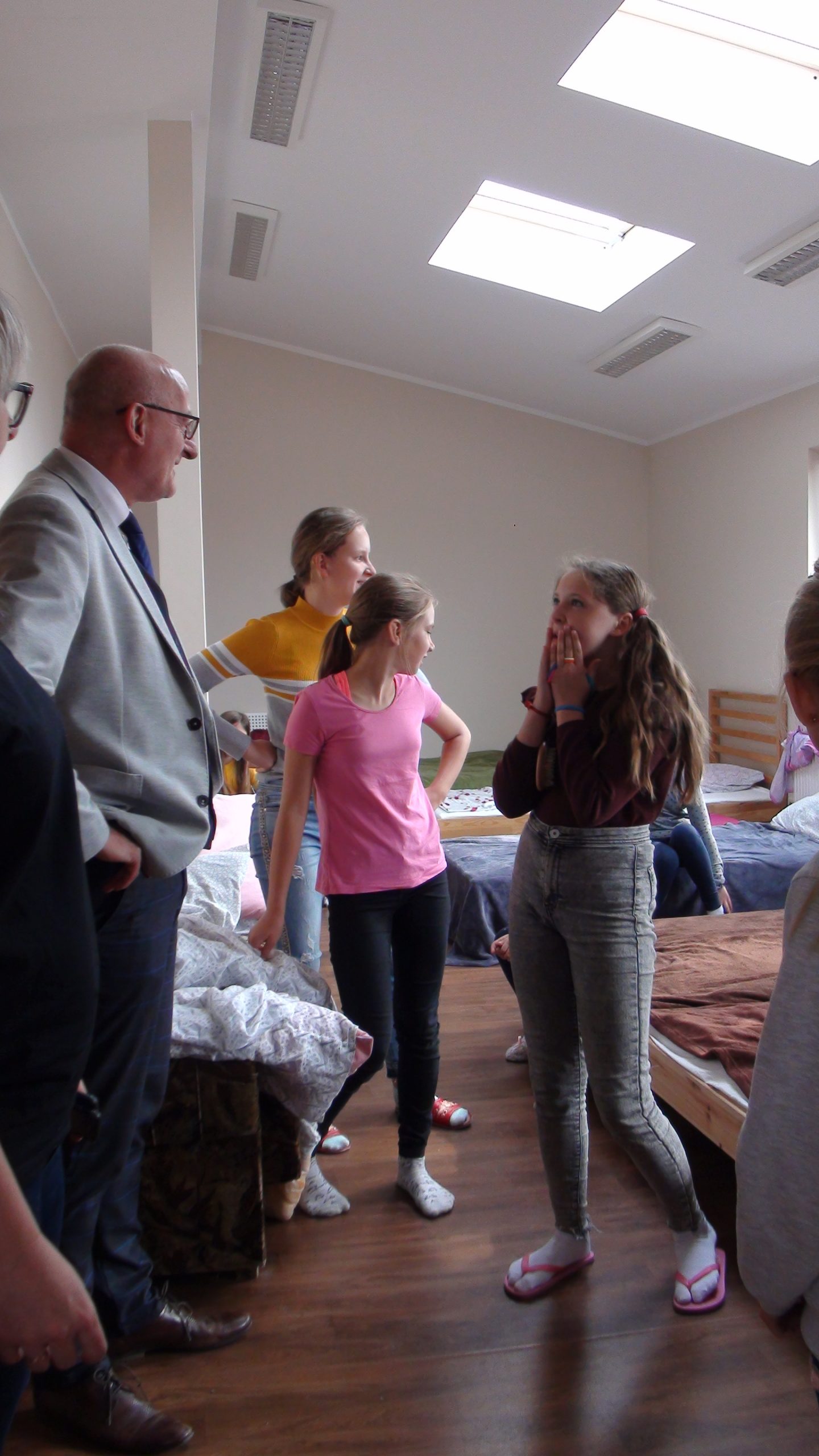 Wizyta Posła Jacka Kurzępy w Schronisku Młodzieżowym w Pszczewie