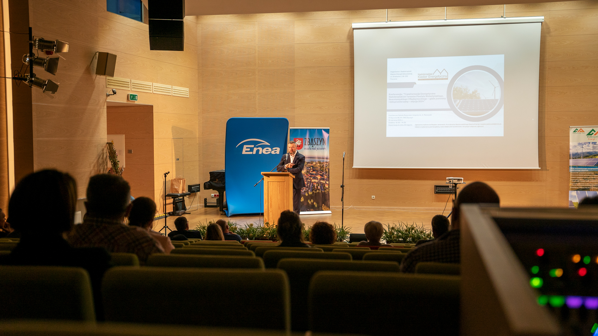 Konferencja: „Transformacja Energetyczna Nadobrzańskich Terenów Powiatu Wolsztyńskiego, Nowotomyskiego i Międzyrzeckiego — gdzie jesteśmy i dokąd zmierzamy – edycja 2024”