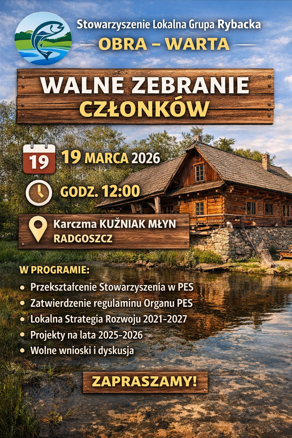 Walne Zebranie Członków – 19 marca 2026 r.